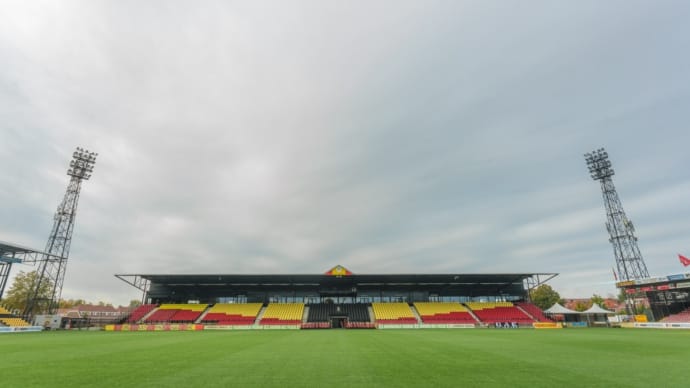In stadion De Adelaarshorst in Deventer