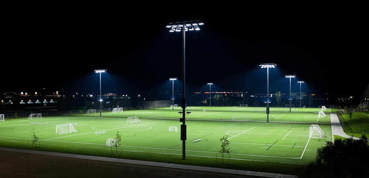 LED-sportveldverlichting door OVI Group