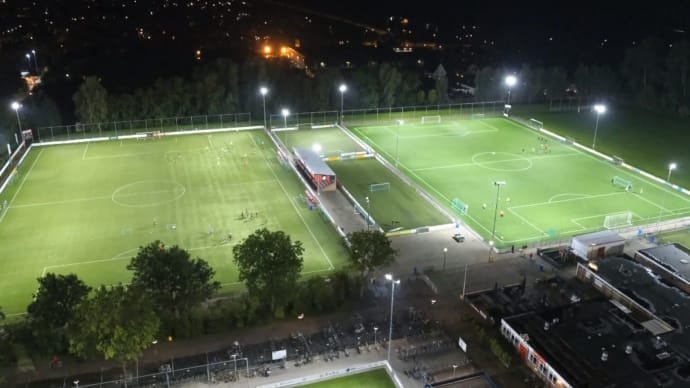 LED-verlichting van OVI Group bij IJFC en VVIJ
