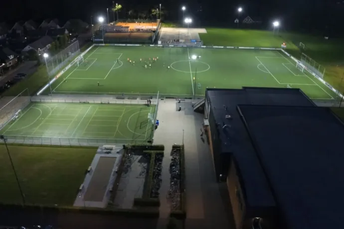 LED-verlichting van OVI Group bij MFC Klarenbeek