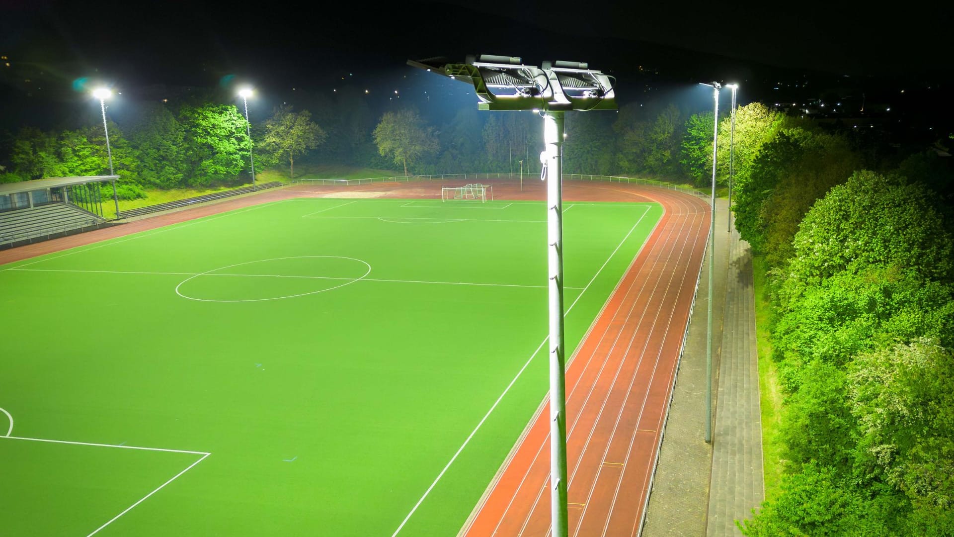 LED korfball field lighting by OVI Group