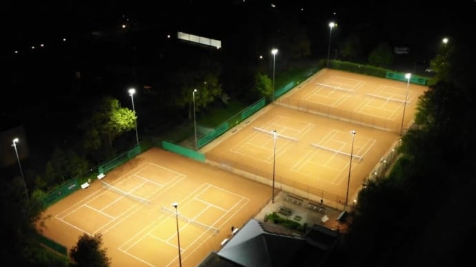LED-verlichting van OVI Group bij tennisvereniging TV Peize